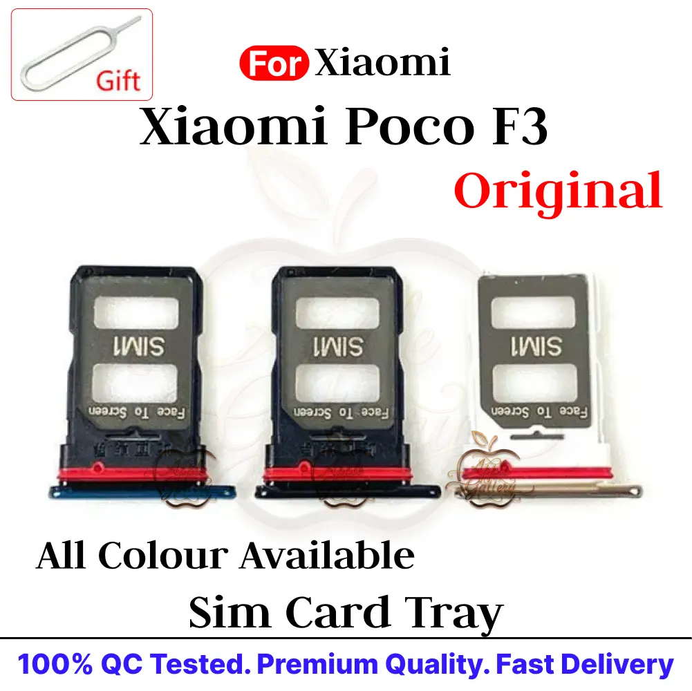 Xiaomi Poco F3/Mi 11x Sim Tray Slot Holder Door Xiaomi Pocophone Sim Replacement Part Replacement Parts Price in Bangladesh - Mobile.com.bd
