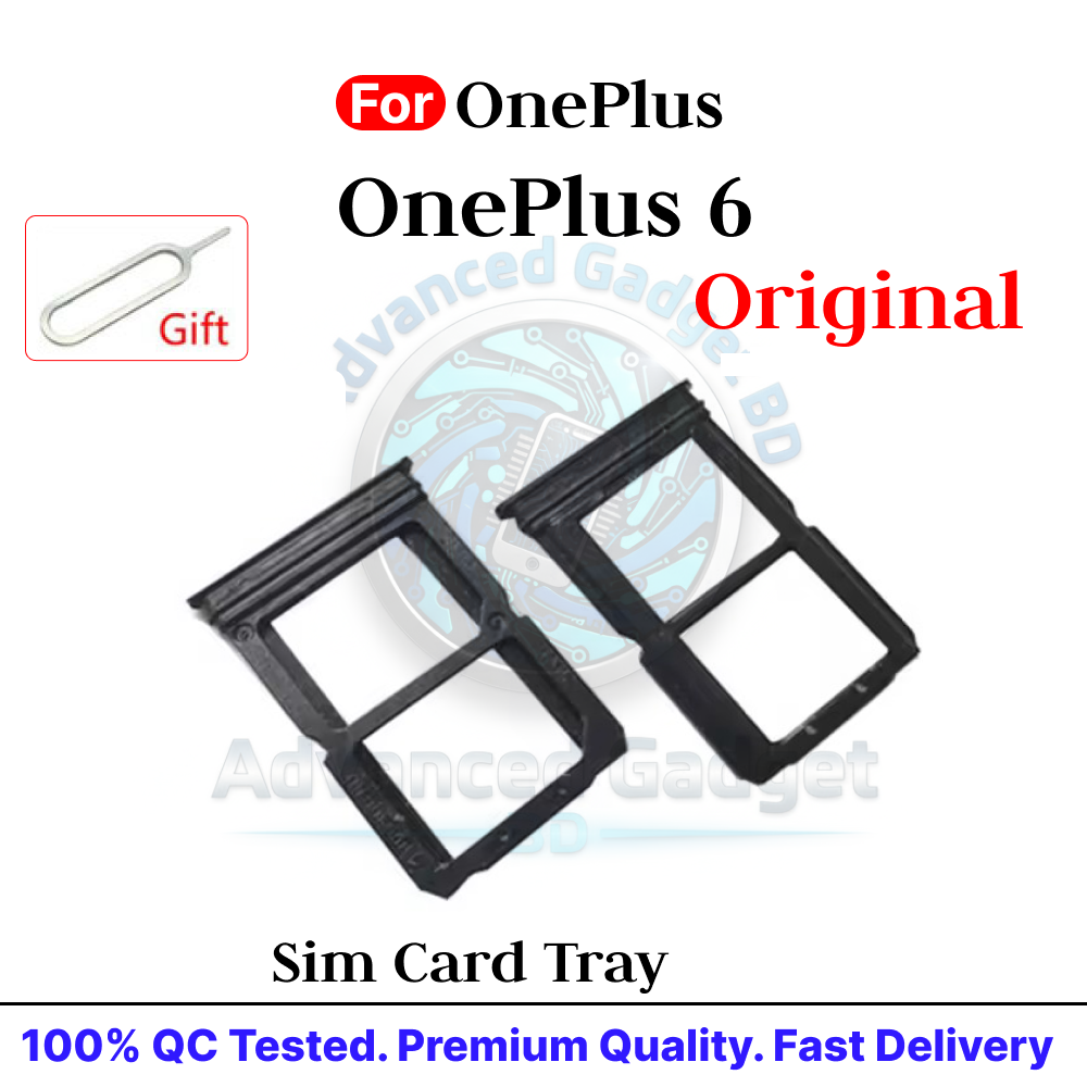OnePlus 6 SIM Card Tray Holder with Sim Ejector Pin Replacement Parts