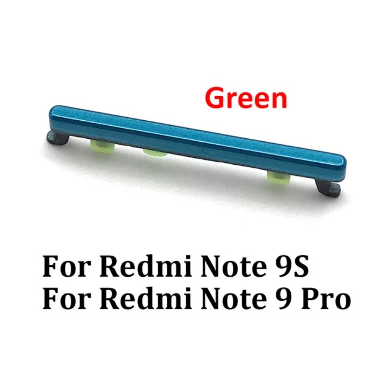 Volume Side Button Outer Body Button Out Key for Xiaomi Mi Redmi Note 9 Pro/Note 9