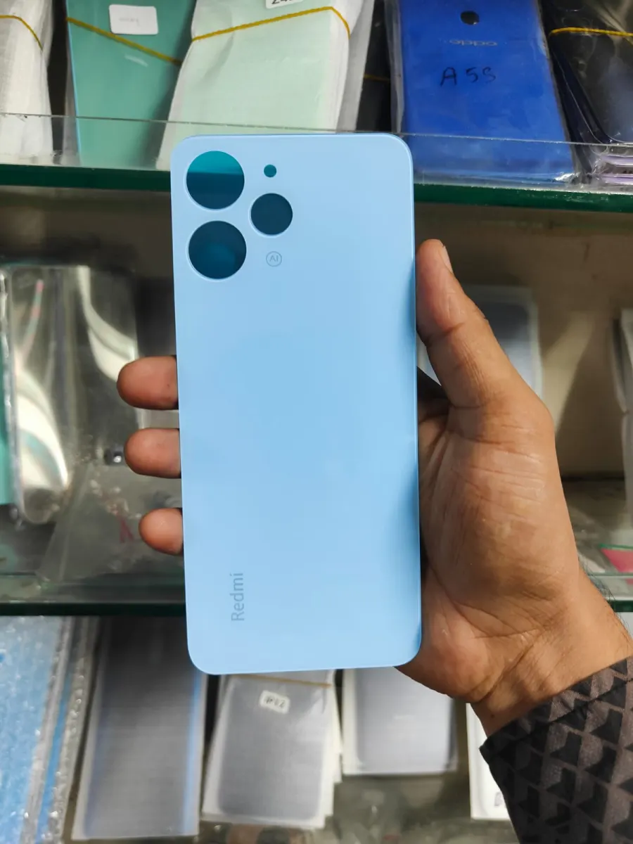 Xiaomi Replacement Backshell Glass Panel for Xiaomi Redmi 12 4G Battery Back Door Replacement Parts Price in Bangladesh - Mobile.com.bd
