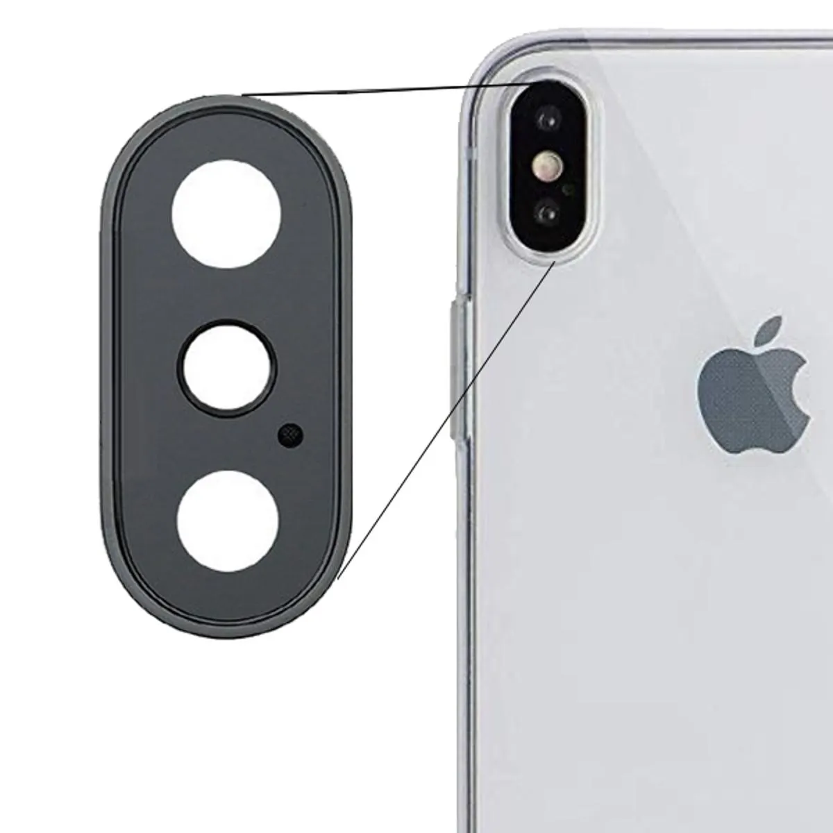 IPhone XS Camera Orgnl Main Glass Replacement Glass Slide, Glass Replacement Replace Replacement Parts Price in Bangladesh - Mobile.com.bd