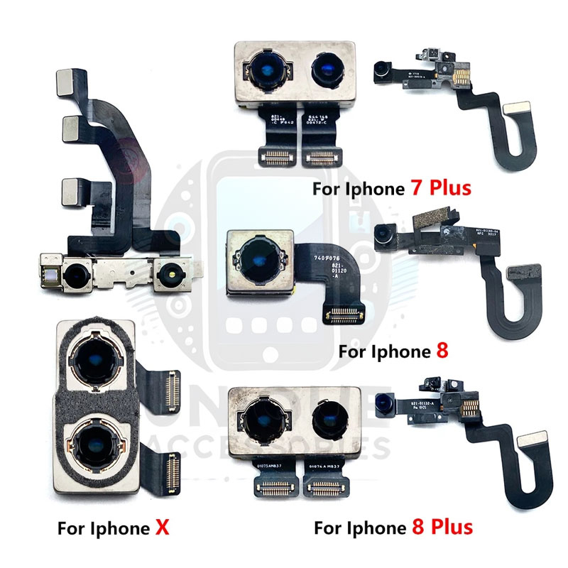 Back Rear Big Main Camera Module Flex Cable For Apple iPhone X 7 Plus 8 8 Plus Small