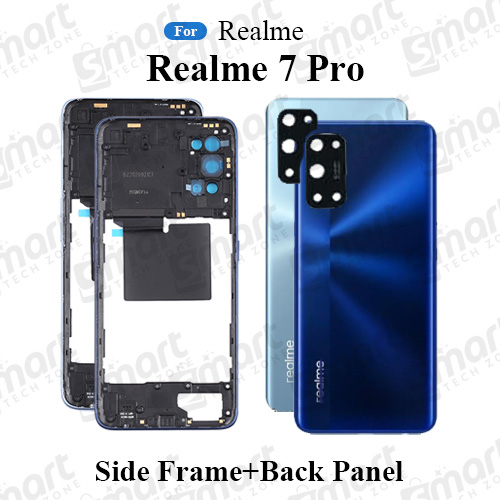 Realme 7 Pro Full Body Housing ( Side Frame + Back Panel With Camera Glass