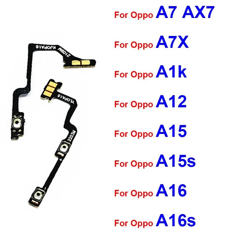 Oppo Oppo A7 A12 A15 A15S A16 A16S AX7 A1K Power on Off Switch Button Side Volume Up