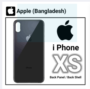 Apple IPhone XS - Back Shell / Back Panel / Back Replecment Part With By Apple