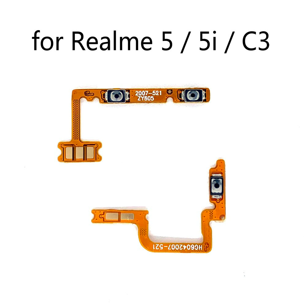 Oppo Realme 5 5i C3 Power on / Off Switch Button Side Volume Up Down Buttons Flex