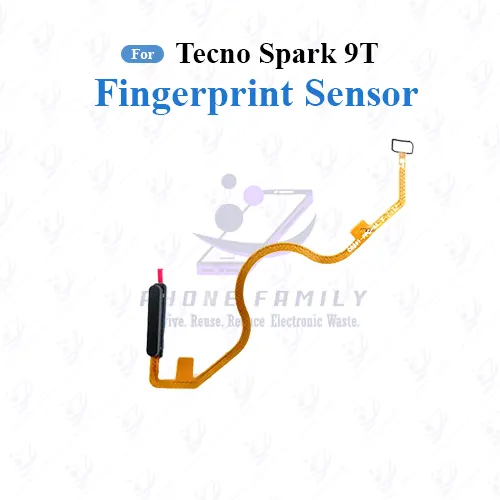 Tecno Spark 9T Fingerprint Sensor with Flex Cable Replacement Parts Price in Bangladesh - Mobile.com.bd