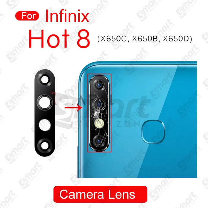 Infinix Camera Main Glass Lens for Infinix Hot 8 (X650C) Replacement Part (Not Tempered Replacement Parts Price in Bangladesh - Mobile.com.bd