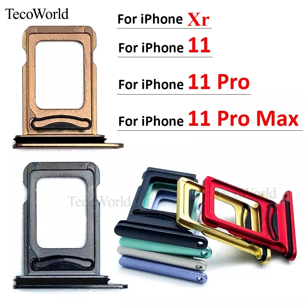 IPhone XR/iP 11, iPhone 11 Pro/11 Pro Max Single / Dual Nano Sim Card Tray Holder