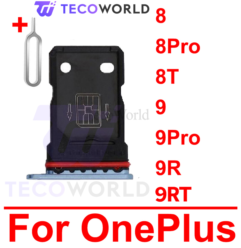 OnePlus 8/8T/8Pro, OnePlus 9/9R/9Pro/9RT Single / Dual Nano Sim Card Tray Holder Sim