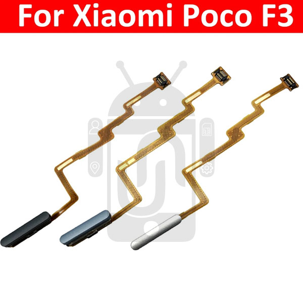 Power Button Fingerprint Sensor Flex Cable For Xiaomi Poco F3 ON Off Key Sensor Home