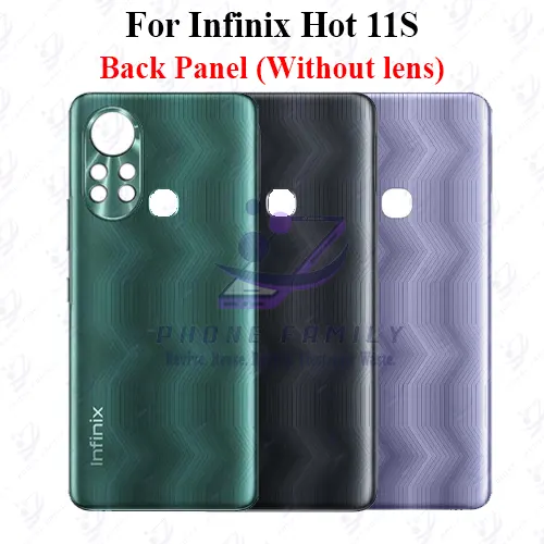 Infinix Hot 11s Back Panel/Backshell/ Casing + Side Button With Logo Replacement Parts Price in Bangladesh - Mobile.com.bd