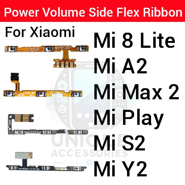 Xiaomi Mi 8 Lite A2 Max 2 Play S2 Y2 Power on / Off Switch Button Side Volume Up - Price in Bangladesh