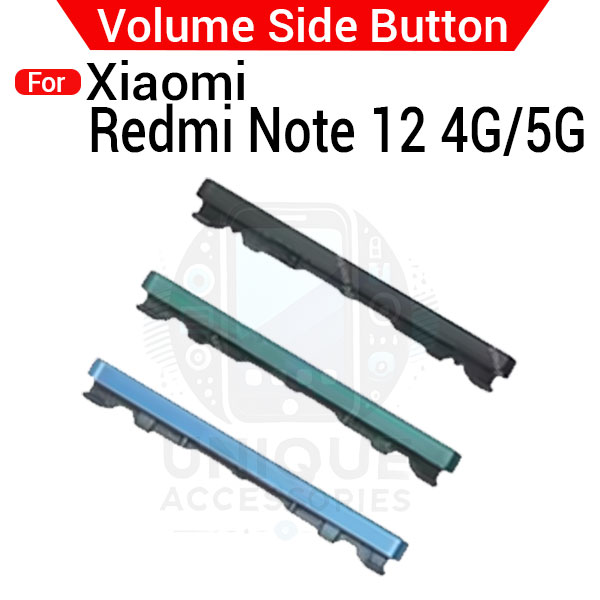 Volume Button Out Side Key For Xiaomi Redmi Note 12 4G 5G External Side Button