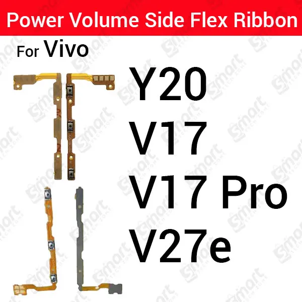 Vivo V17 V17 Pro V27e Y20 Power on / Off Switch Button Side Volume Up Down Buttons Replacement Parts Price in Bangladesh - Mobile.com.bd