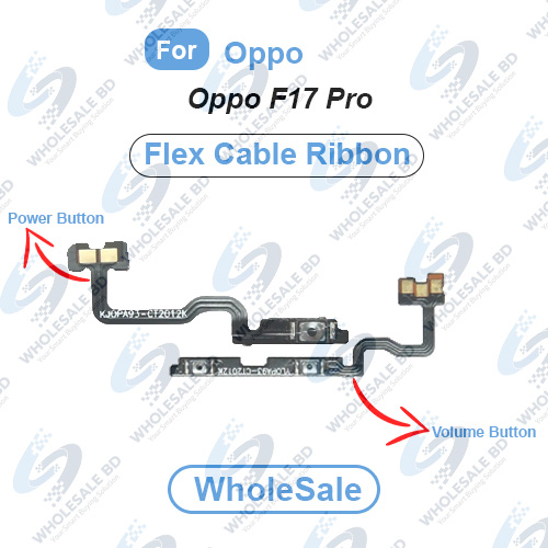 Oppo F17 Pro Power On/Off Switch Button Side Volume Up Down Buttons Flex Cable
