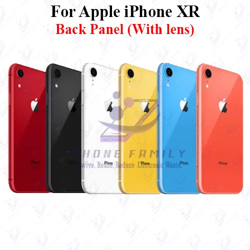 Apple iPhone XR Back Panel/Backshell/ Casing + Camera Lens With Logo Replacement Parts Price in Bangladesh - Mobile.com.bd