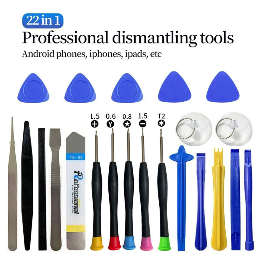 22 In 1 Universal Phone Repair Tools Kit Set Mobile Phone iPad Laptop Screwdriver