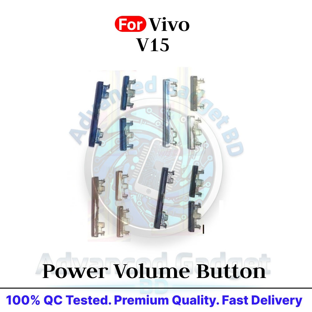 Vivo V15 External Side Buttons Power On /Off Control Button and Volume Outside Side