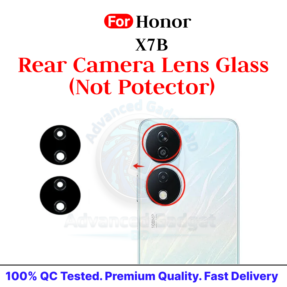Honor X7B Camera Main Glass Lens Replacement Part