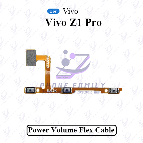 Vivo Z1 Pro Volume Power Flex Cable On Off Power Volume Switch Side Button Flex