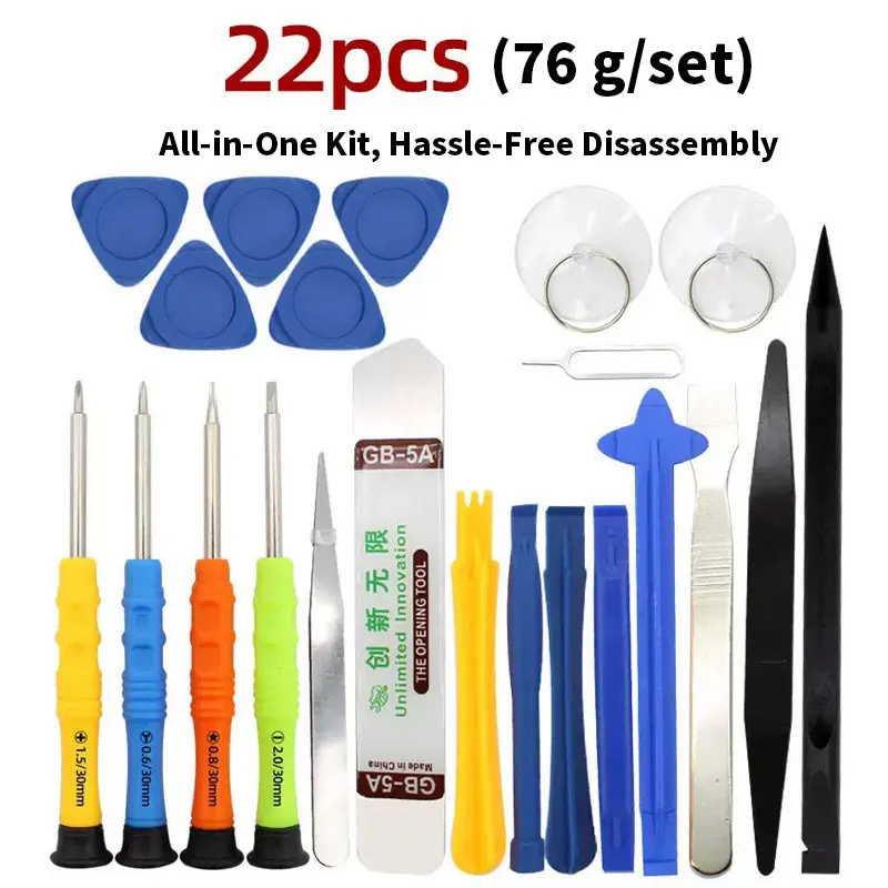 Iphone 22 in 1 Mobile Phone Repair Tools Disassemble Repair Kit for iPhone Screwdriver Replacement Parts Price in Bangladesh - Mobile.com.bd