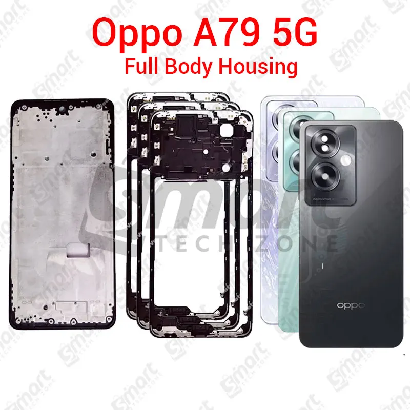 Oppo A79 5G Full Body Housing With Camera Glass Replacement Parts Price in Bangladesh - Mobile.com.bd