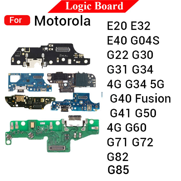 Charging Logic Board For Motorola Moto E20 E32 E40 G04S G22 G30 G31 G34 4G G34 5G