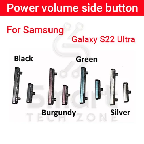 Samsung Power Volume Out Side Key Side Button For Samsung Galaxy S22 Ultra External Volume Replacement Parts Price in Bangladesh - Mobile.com.bd