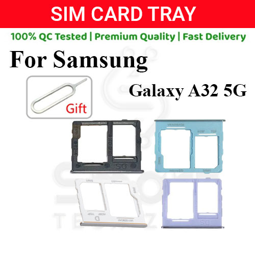 Samsung Galaxy A32 5G Sim Tray Micro SD Card Slot with Sim Ejector Pin Replacement