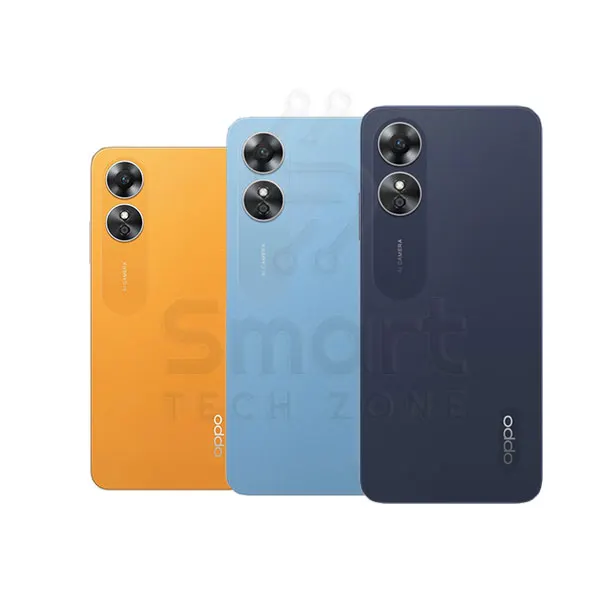 Oppo A17 Back Panel/Backshell/ Casing + Camera Lens + Side Buttons With Logo Replacement Parts Price in Bangladesh - Mobile.com.bd
