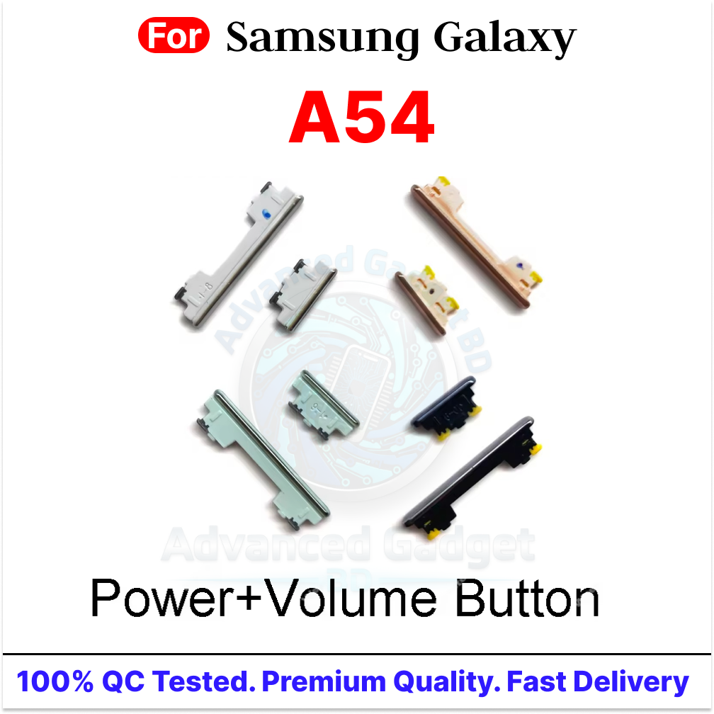 Samsung Galaxy A54 SIde Volume Button + Power ON / Off Buttton Key Set For