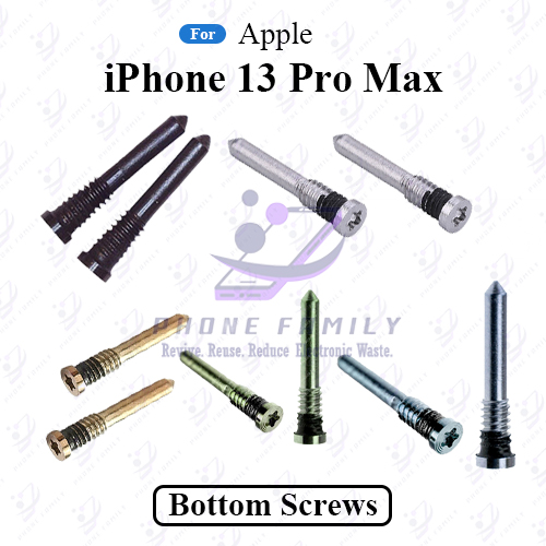 Apple iPhone 13 Pro Max New Bottom Screw Pentalobe Dock Connector Screw Replacemnt