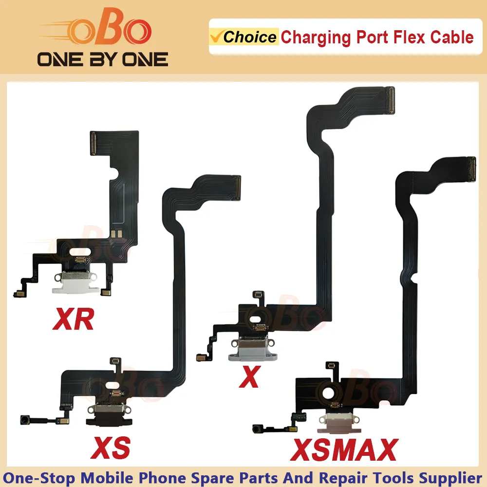 Charging Port Flex Cable for iPhone X XS Max XR Black White Gold USB Charger Dock - Price in Bangladesh