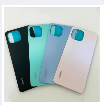 Xiaomi Mi 11 Lite Phone Battery Back Cover Backshell Glass Battery Rear Case -Mobile