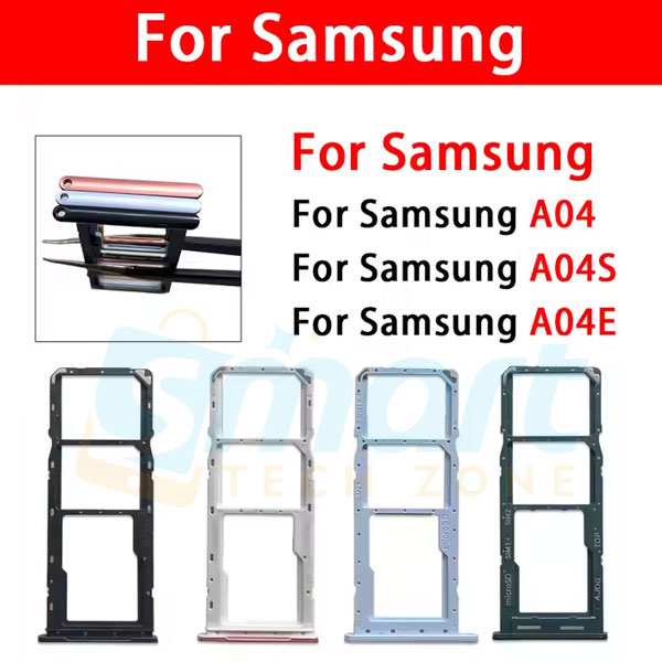 Samsung Galaxy A04 A04e A04s Sim Tray Micro SD Card Slot with Sim Ejector Pin