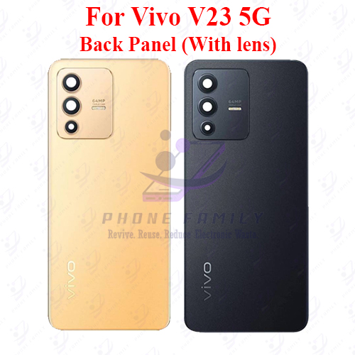 Vivo V23 5G Back Panel/Backshell/ Casing +Camera Lens With Logo