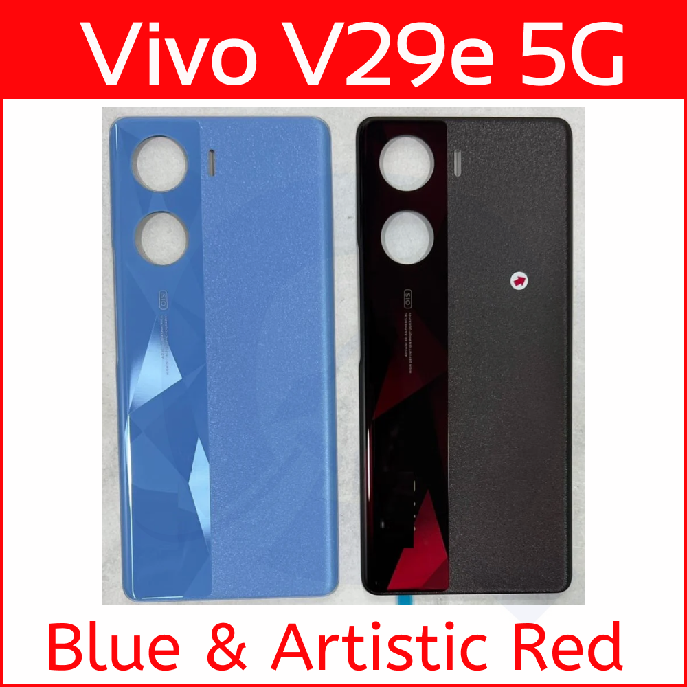 Replacement Backshell Glass Panel Back Part for Vivo V29e 5G Battery Back Door