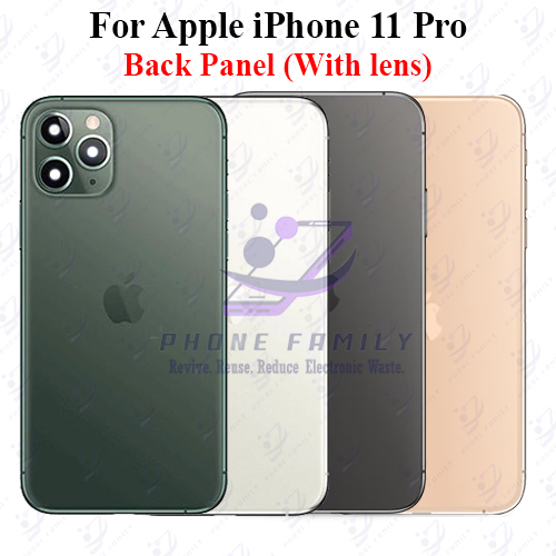 Apple iPhone 11 Pro Back Panel/Backshell/ Casing + Camera Lens With Logo