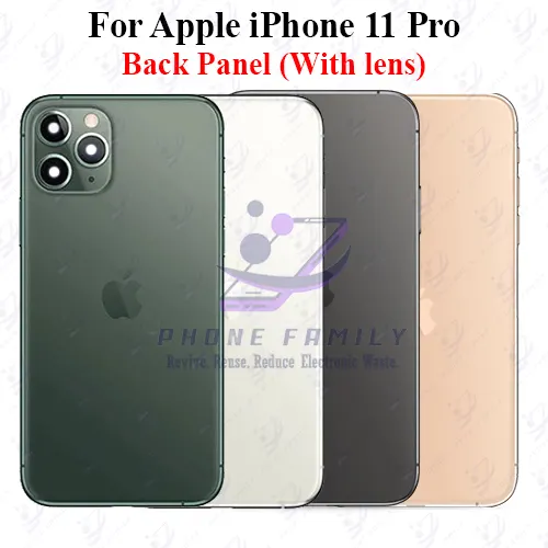 Apple iPhone 11 Pro Back Panel/Backshell/ Casing + Camera Lens With Logo Replacement Parts Price in Bangladesh - Mobile.com.bd