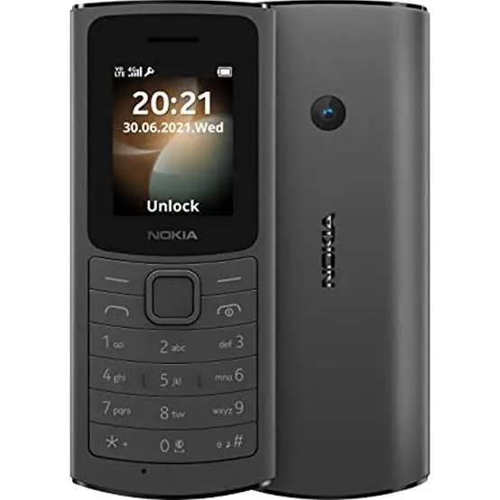 Nokia 110 4G Front & Back Side Housing / Casing with Keypad Case