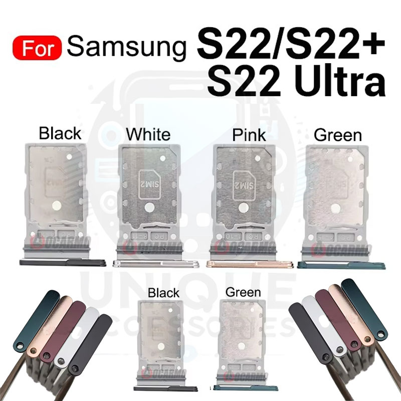 Samsung Galaxy S22 S22 Plus S22 Ultra Sim Tray Micro SD Card Slot with Sim Ejector