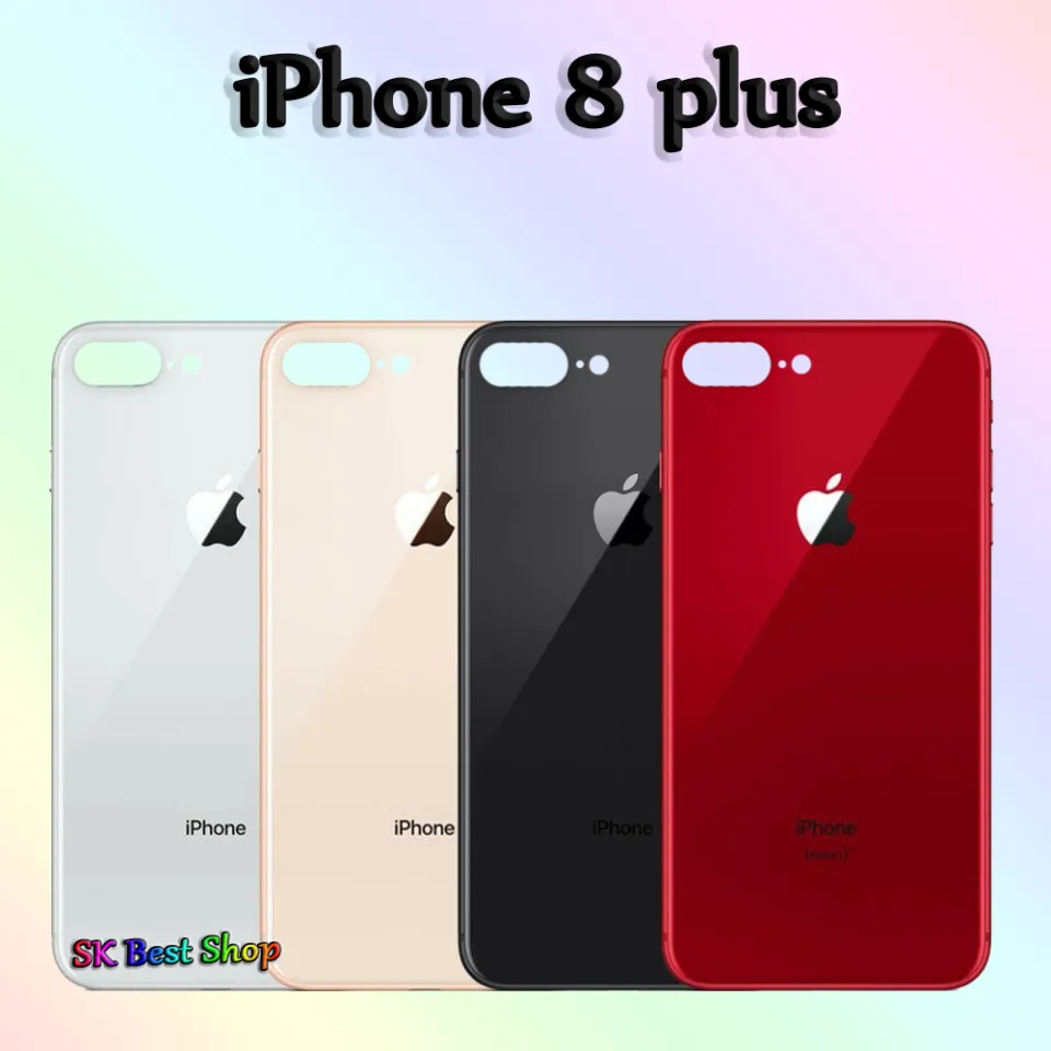 Backshell for iPhone 8 Plus Replacement Back Battery Cover Back Rear Glass Case