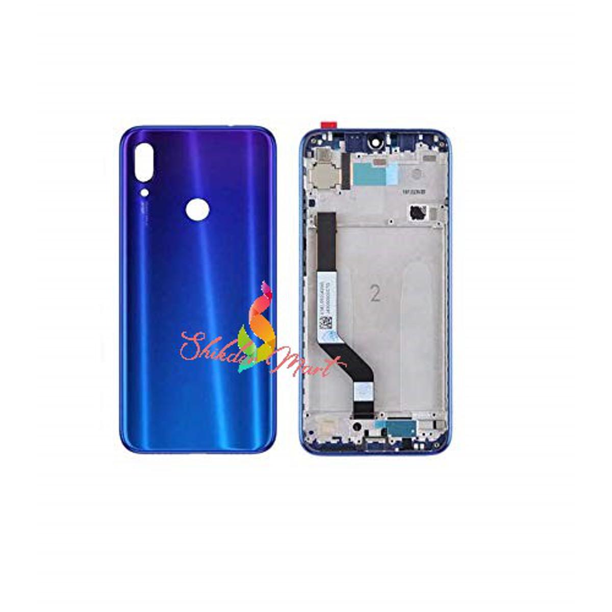Mi Redmi Note 7/7s/7 Pro Frame with Full Body Replacement: Renew Your Phone - Blue