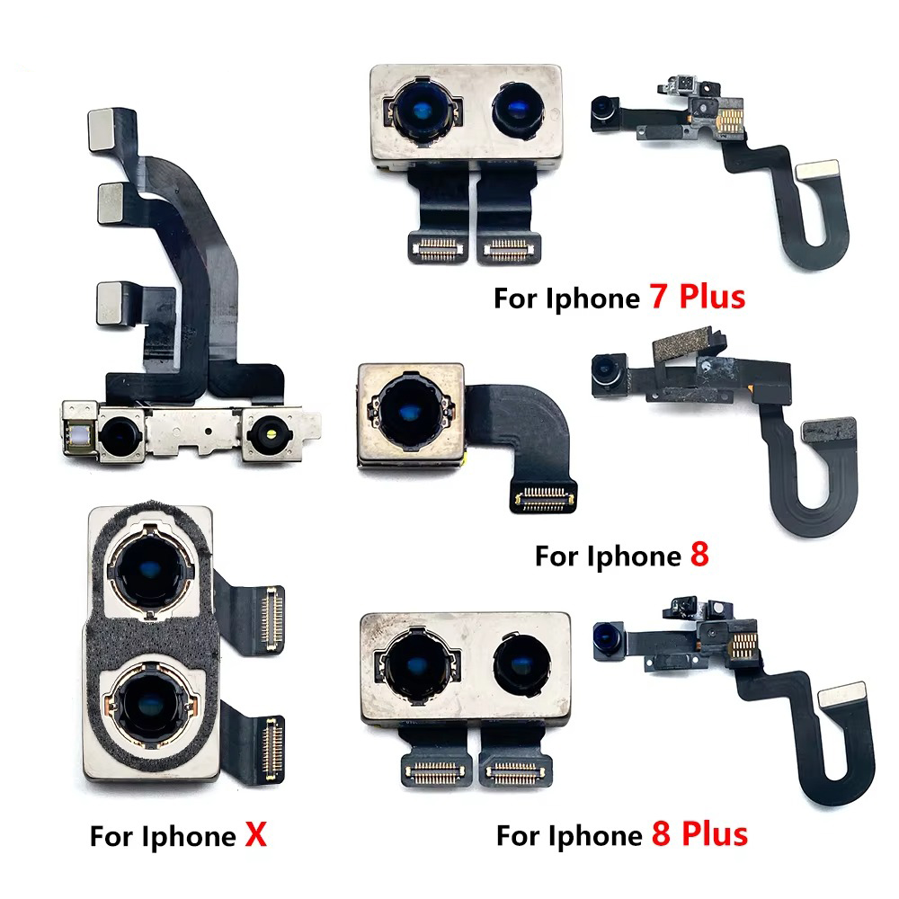Back Rear Big Main Camera Module Flex Cable For Apple iPhone X 7 Plus 8 8 Plus Small
