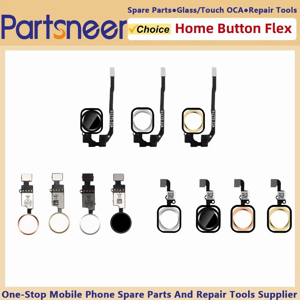 Iphone Home Button Fingerprint Replacement For iPhone 5 5S 5SE 6 6Plus 6S 6SPlus 7 7Plus 8 Replacement Parts Price in Bangladesh - Mobile.com.bd