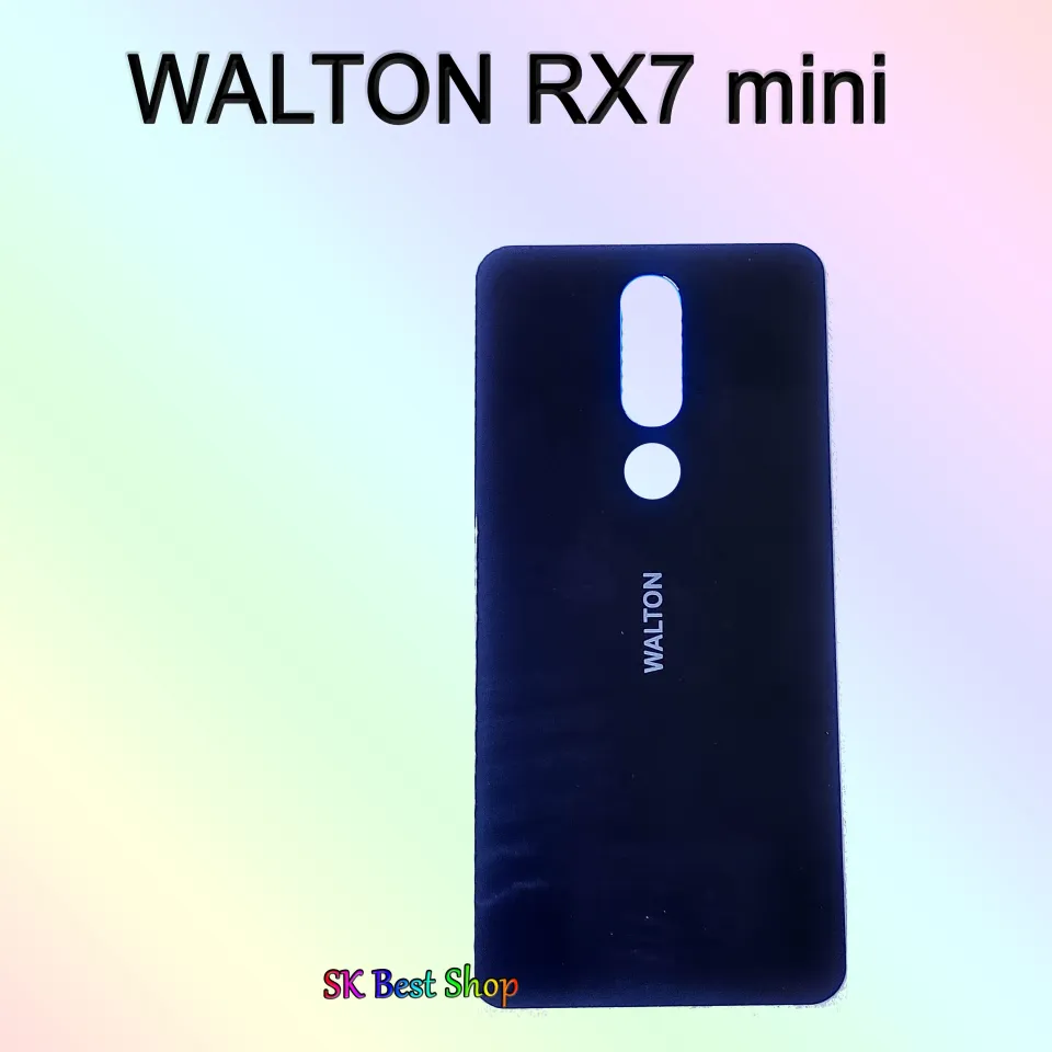 Replacement Battery Cover Backshell Back Glass Panel For Walton Primo RX7 Mini
