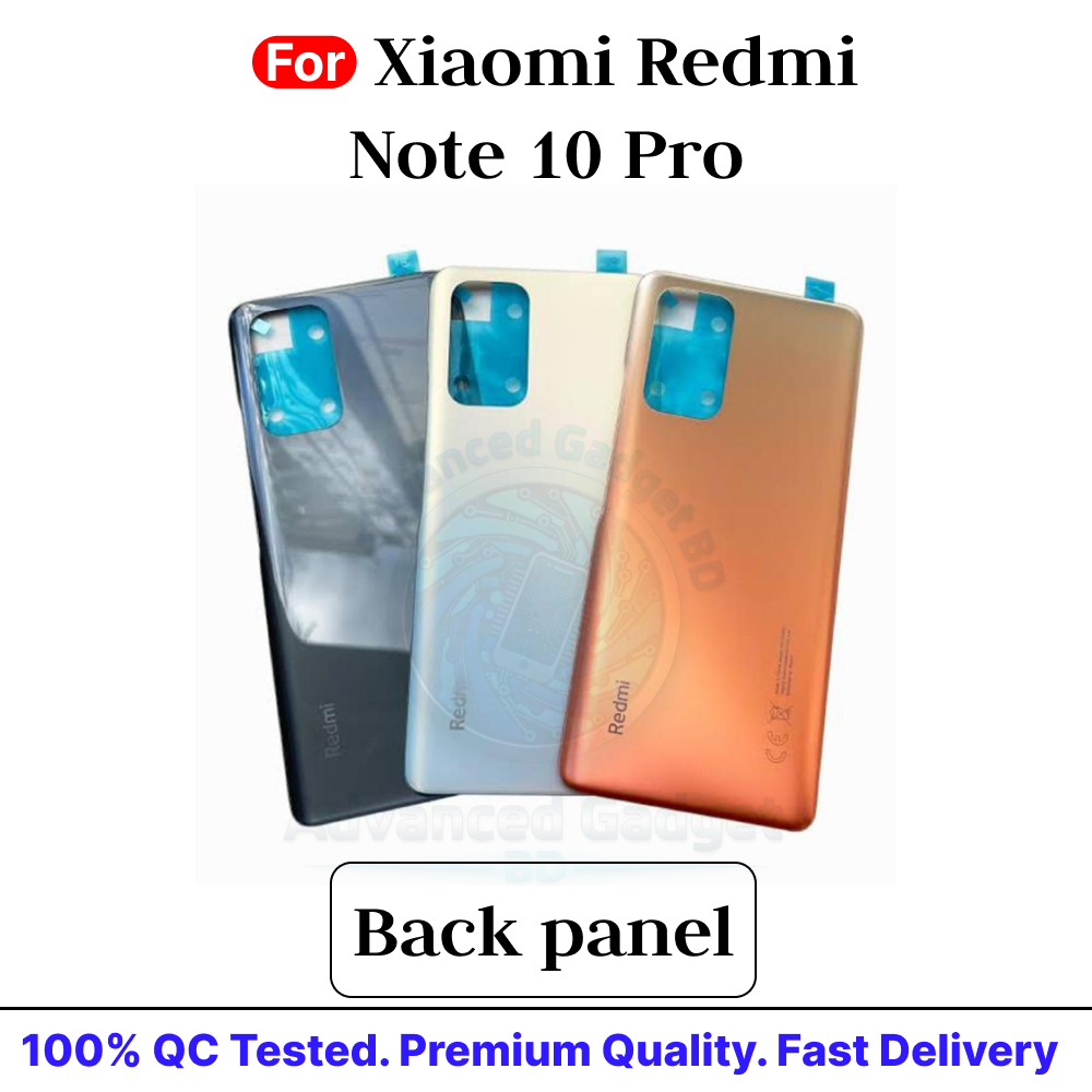 Xiaomi Redmi Note 10 Pro Back Panel/Backshell/ Casing + Without Camera Lens + Side