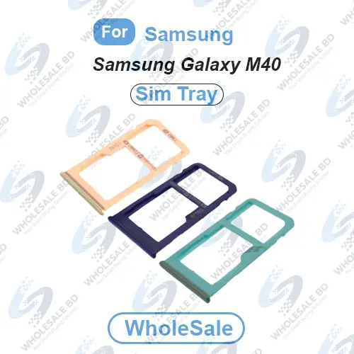 Samsung Galaxy M40 SIM Tray Replacement Slot Holder SD Card Slot with Sim Ejector Replacement Parts Price in Bangladesh - Mobile.com.bd