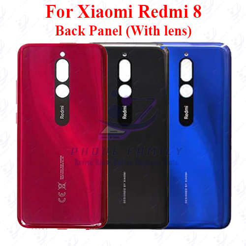 Xiaomi Redmi 8 Back Panel/Backshell/ Casing +Camera Lens+Side Button With Logo